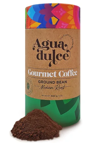 Miniatura 9 de Agua Dulce Café molido 100% arábica de origen único, especialidad gourmet de comercio justo de Costa Rica, proceso de miel, 12 onzas, paquete de 1