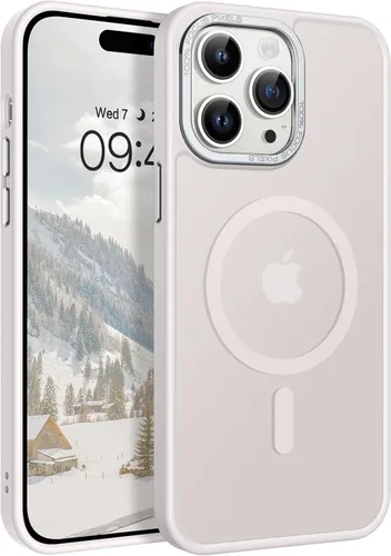 Miniatura 17 de BENTOBEN Funda magnética para iPhone 14 Pro [compatible con Magsafe] translúcida mate 14 Pro, delgada, a prueba de golpes, para mujeres, hombres