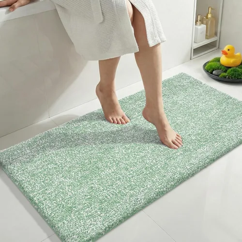 Miniatura 19 de Yimobra Alfombra de baño acolchada antifatiga, antideslizante, lavable, de microfibra suave y densa para lavabo, ducha, pies cansados, cómodo