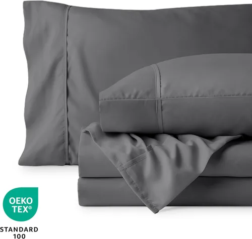 Miniatura 7 de Bare Home Juego de Sábanas Queen - Bolsillos Profundos de 22" - Microfibra Ultra-Suave de Lujo 1800 Sábanas de Cama Queen - Doble Cepillado - Ajuste
