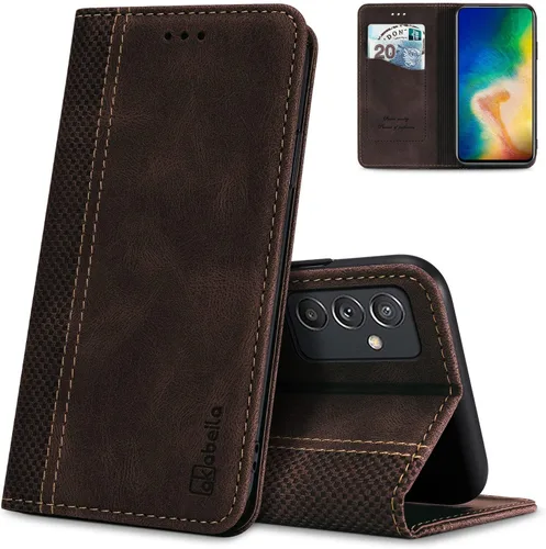 Miniatura 55 de AKABEILA Para Samsung A5 2017 Cartera Funda de Tarjeta de Crédito Titular Cierre Magnético Kickstand PU Cuero A Prueba de Golpes Flip Folio Libro