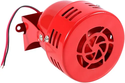 Miniatura 8 de EVGATSAUTO Cuerno de sirena de coche, 12 V, 50 s, rojo, eléctrico, camión, motocicleta, arrastre aéreo, bocina, alarma, bocinas de coche, sirenas