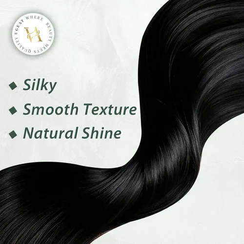 Miniatura 5 de Ugeat Extensiones de cabello humano con cinta invisible, extensiones de cabello negro con cinta, extensiones de cabello humano negro azabache