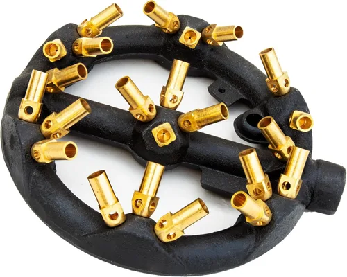 Miniatura 9 de Wok chino rango 23 puntas Jet Burner, puntas de cobre, cuerpo de hierro fundido, gas natural WR-JBR23NG