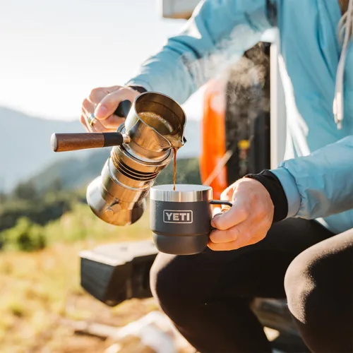 Miniatura 5 de YETI Rambler - Taza apilable de 6 oz, de acero inoxidable, aislada al vacío para espresso/café, paquete de 2 Azul marino