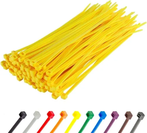 Miniatura 72 de GTSE - Paquete de 100 bridas con cremallera de 20.3 cm, color plateado/gris, 8.06 kg de resistencia, bridas de nailon grises resistentes a los rayos