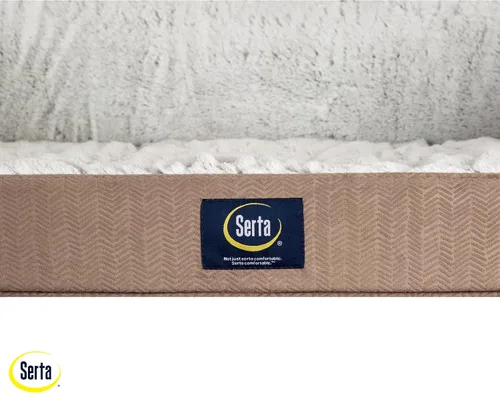 Miniatura 7 de Serta Cama ortopédica acolchada tipo sofá para perros - Marrón chocolate (Pequeño)