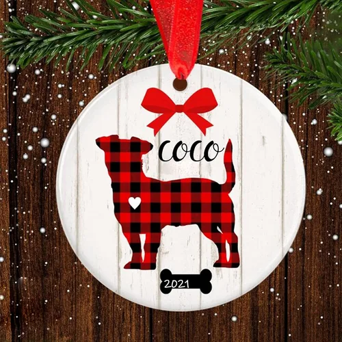 Miniatura 26 de Adorno de Navidad para mascotas, adorno de Beagle, regalos para amantes de mascotas, regalo conmemorativo para mascotas, recuerdo de Beagles