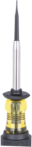 Miniatura 7 de Klein Tools 6024K Desarmador con ranura para sujeción de tornillos de 1/4 pulgada con hoja dividida y cabeza plana, acción de agarre positivo, mango