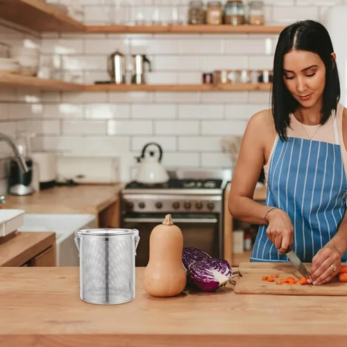 Miniatura 8 de Infusor de té grande, infusor de bola de té de acero inoxidable 304 para hojas sueltas y bolas de especias para cocinar sopa, gran capacidad