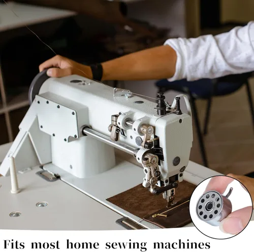 Miniatura 7 de Estuche de bobina de 3 piezas con 20 bobinas de metal para máquina de coser, estuche de bobina de acero inoxidable para máquina de coser, cajas
