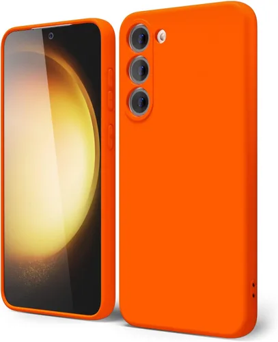 Miniatura 381 de oakxco Funda para teléfono Samsung Galaxy S21 Ultra con agarre de silicona líquida, bonita funda delgada y delgada de goma suave de TPU lisa