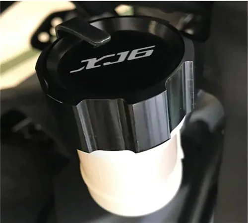 Miniatura 2 de Motocicleta Freno Delantero y Trasero Líquido Cilindro Maestro Depósito Tapa Tapa Para Y&AMAHA XJ6 XJ6F XJ6N DIVERSION 2009-2014