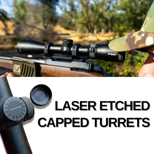Miniatura 5 de Prazen Optics Ridgesite - Mira telescópica, segundo plano focal, lente totalmente multicapa ', IPX7 impermeable, torretas tapadas, alcance