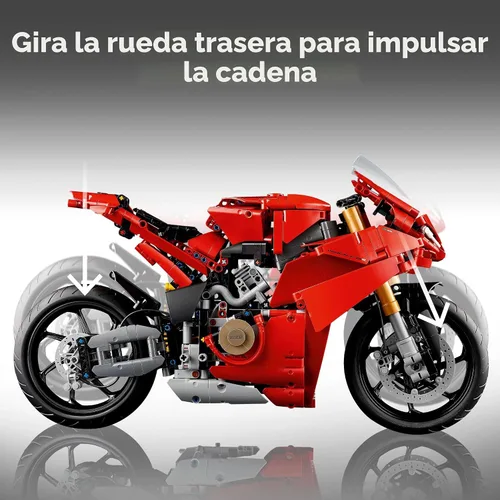 Miniatura 5 de LEGO Technic Ducati Panigale V4 S Juego de Construcción de Motocicleta - Set de Construcción para Adultos, Hombres y Mujeres, Edades 18+ - Regalo