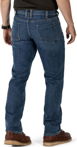 Miniatura 2 de 5.11 Tactical Defender-Flex Jeans rectos, tela elástica mecánica, bolsillos clásicos, estilo 74477
