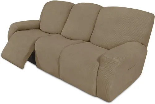 Miniatura 66 de Easy-Going - Funda elástica para sofá reclinable y sofá cama, 6 piezas, protector de muebles, suave, parte inferior elástica, tela jacquard