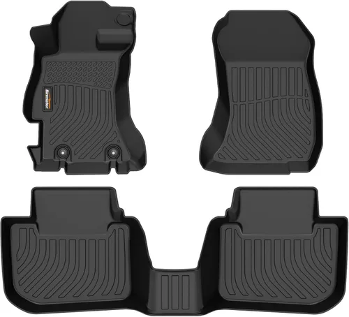 Miniatura 54 de Alfombrillas de TPE para Toyota Highlander 2014-2019 7 y 8 asientos, protección para todo tipo de clima, forros de piso de automóvil resistentes