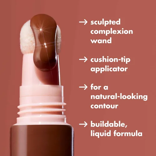 Miniatura 4 de e.l.f. Halo Glow Contour Beauty Wand, varita de contorno líquida para un aspecto naturalmente esculpido, fórmula que se puede construir, vegana
