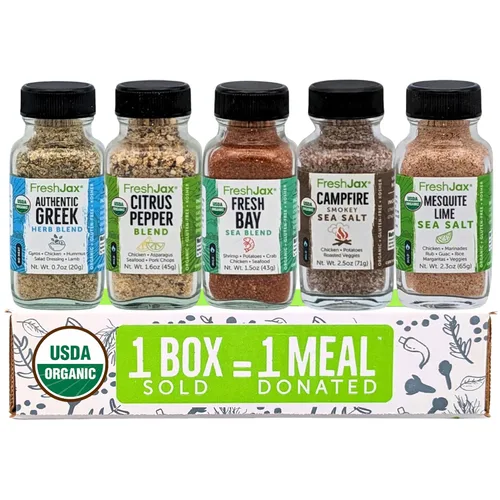 Miniatura 12 de FreshJax Set de Condimentos para Desayuno con Caja de Regalo – 5 Especias Orgánicas para Huevos, Omelettes, Tostadas de Aguacate, Panqueques, Avena