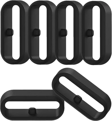 Miniatura 7 de Anillo de cierre de repuesto compatible con Garmin Vivoactive 6 5 3/Venu, Venu Sq2/Forerunner 45 55 70 165 170 245 645/Fenix 7S 6S 5S Bandas