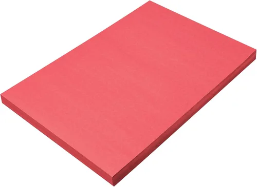 Miniatura 31 de Prang (Formerly SunWorks) Papel de construcción, rosa, 12 x 18 pulgadas, 100 hojas Rosado