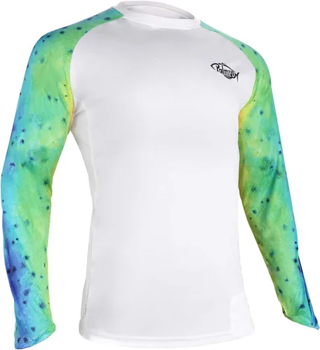 Miniatura 7 de Palmyth - Camiseta de pesca para hombre, con manga larga, protección solar ultravioleta FPU 50+, con bolsillo