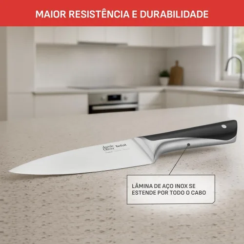 Miniatura 3 de Tefal Jamie Oliver - Juego de 4 piezas de la serie The Knife (9CM PARING + 12CM Utility + 15CM Chef + 16.5CM SANTOKU Knives)