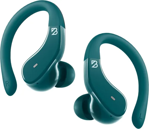 Back Bay Audio - Auriculares inalámbricos Bluetooth para corredores de Back Bay Audio, con gancho para colocar sobre la oreja, graves profundos,