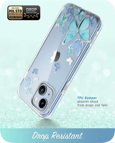 Miniatura 5 de i-Blason Cosmo - Funda para iPhone 14/13 con protector de pantalla integrado, funda protectora delgada de cuerpo completo para iPhone 14/13 de 6.1