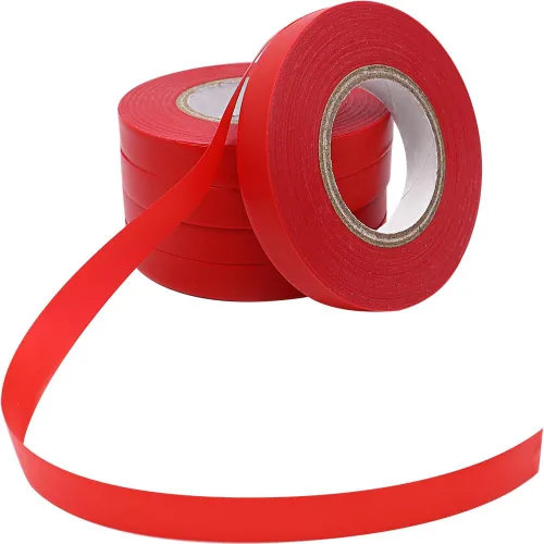 Miniatura 3 de Zenport Cinta de corbata roja para plantas ZL0012R, 20 rollos, 50 pies