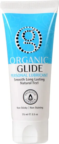 Miniatura 4 de Lubricante natural probiótico 100 % comestible para uso personal de Organic Glide. Tubo de 2.5 onzas