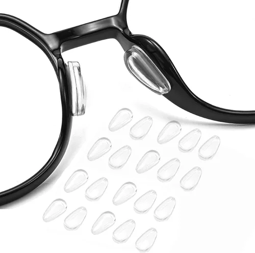 Miniatura 8 de Almohadillas para la nariz para lentes, adhesivos antideslizantes para la nariz con bolsa de aire, 0.118 pulgadas de grosor para lentes, lentes