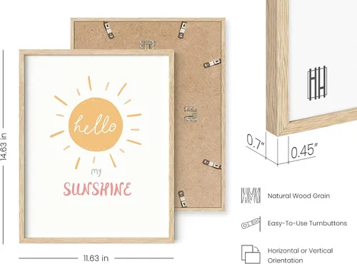Miniatura 3 de HAUS AND HUES Pósteres de guardería y decoración de pared de arco iris, juego de 3 arte de pared de arcoíris para niños, arte de pared para Marco