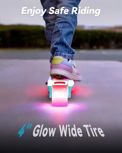 Miniatura 5 de Gyroor KS2 Kids Electric Scooter – 5 MPH Safe Speed, Foot Sensor Start, LED Lights, Adjustable Handlebar, 2 Hr Fast Charge, UL2272 Certified, Ages