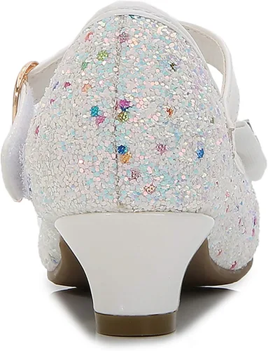 Miniatura 6 de Cadidi Dinos Zapatos de vestir para niñas, zapatos de fiesta de boda, zapatos de tacón Mary Jane Princesa (bebéniño pequeñoniño grande)