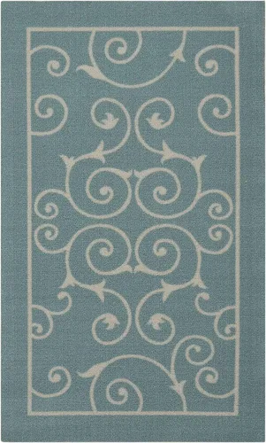 Miniatura 3 de Nourison Home Home & Garden - Alfombra de área de 2 pies 3 pulgadas x 3 pies 9 pulgadas, fácil de limpiar, no se desprende, para dormitorio, sala