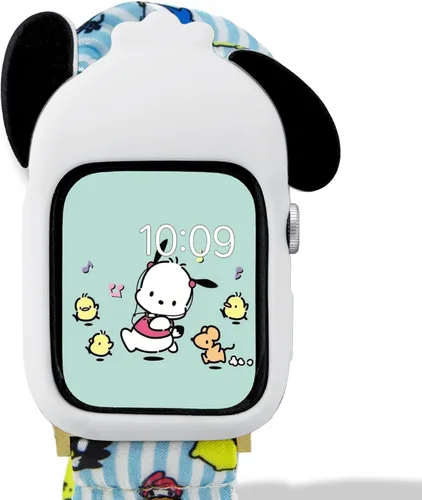 Miniatura 9 de Sonix x Sanrio Apple Watch Cover Estuche Protector de Goma para Apple Watch Estuche de Parachoques Se Ajusta a 38mm/40mm/41mm Chococat