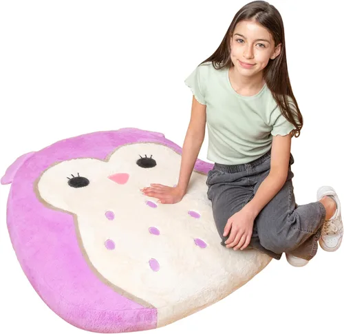 BigMouth x Squishmallows Original Inflat-A-Pal, Almohada Inflable para Suelo, Cojín Tumbona de Animales Jumbo para Niños