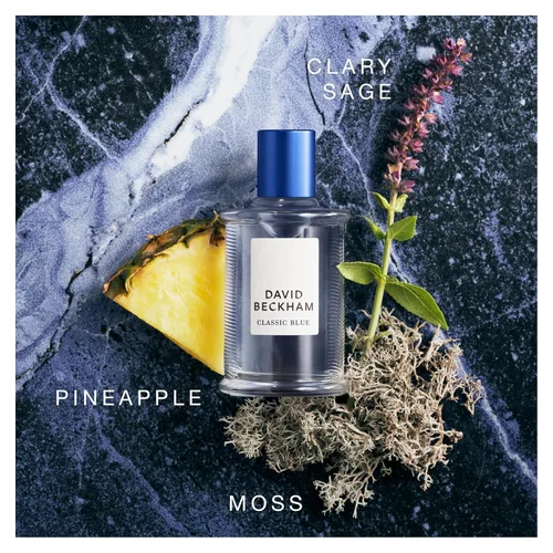 Miniatura 4 de David Beckham Classic Blue Eau de Toilette 1.6 fl oz (Paquete de 1), Notas de Piña, Manzana, Salvia y Madera de Cachemira, Fragancia para Hombre