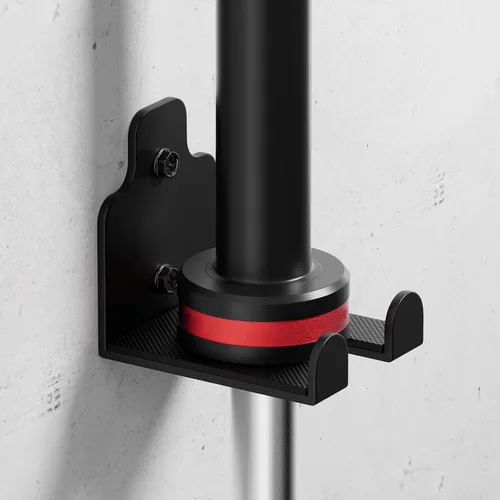 Miniatura 3 de XZHXFX Soporte de Barra de Pared, Soporte de Pared para Barra Individual, Estante de Pared para Barra de Gimnasio en Garaje, Estante de Pared