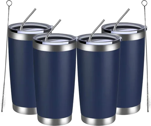 MEWAY - Vaso de 20 onzas para café Azul marino