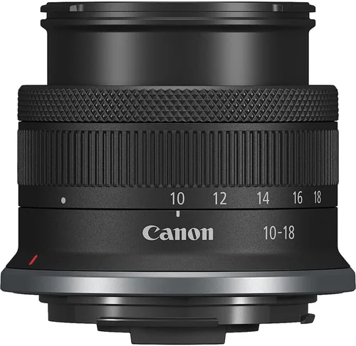 Miniatura 4 de Lente RF-S de 10-18 mm f/4.5-6.3 STM Canon Canon RF con filtro UV y protector de tapa de lente (3 artículos)..