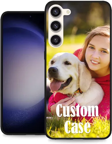 Miniatura 19 de Funda personalizada para Samsung Galaxy S23 Ultra con nombre de foto y texto - Funda suave y fina para teléfono móvil S 23 Ultra (negra) de 6.8