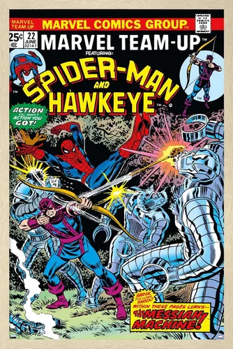 Miniatura 5 de Trends International Marvel Comics - Póster de pared de Hawkeye y Spider-Man Versión premium sin marco