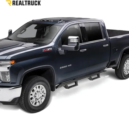 Miniatura 2 de Pasos RealTruck EpYx para Toyota 4Runner Longitud de cabina, acero, negro texturizado EXT10-TX Compatible con Toyota 4Runner 2010-2023