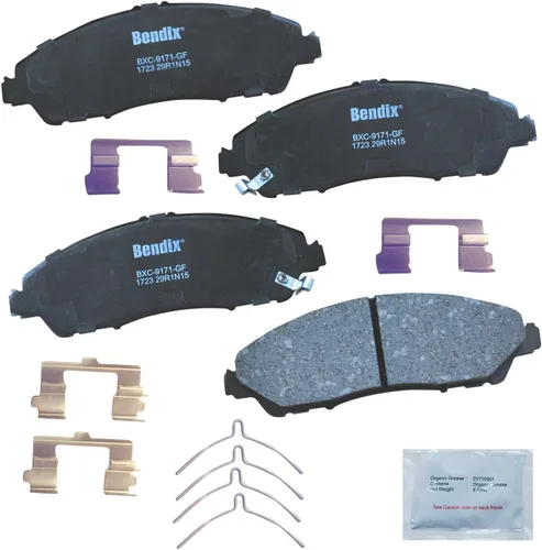 Miniatura 47 de Pastillas de freno delanteras cerámicas Bendix Priority1 CFC2302 para Hyundai Elantra 2021, Sonata 2022-2020, Kia K5 2023-2021