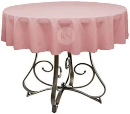 Miniatura 8 de Mantel redondo de poliéster de 72 pulgadas, disponible en más de 45 colores, ideal para restaurantes y superposiciones versátiles de eventos, elige