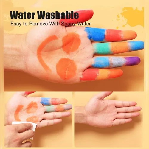 Miniatura 5 de Pasteles al óleo, 12 colores surtidos, juego de pasteles al óleo para actividades en interiores en casa, crayones suaves al óleo para niños