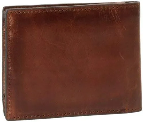 Miniatura 5 de WEBERS PREMIER LEATHER - Serie Wildlife - Cartera plegable para hombre - Cartera de cuero marrón de grano completo Marrón